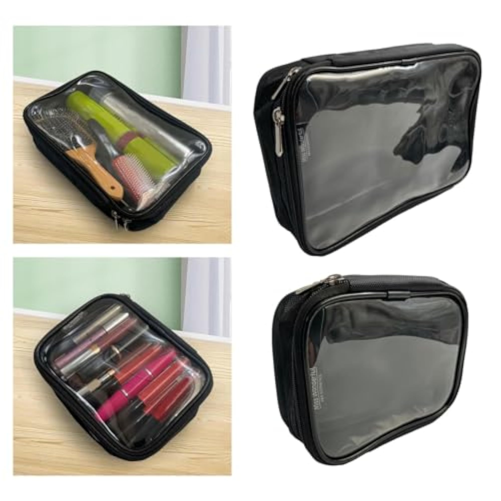 Clear Makeup Bag Multipurpose Zipper Toiletry Bag